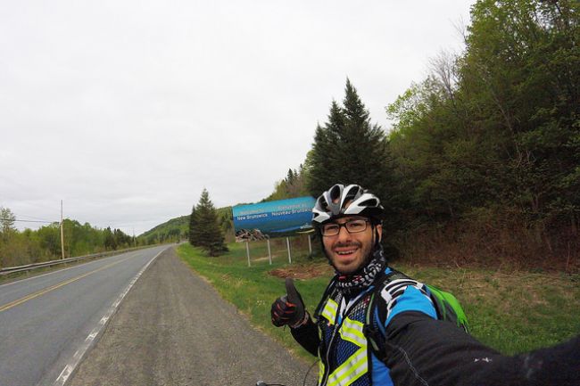 Un ex-résident de Boucherville traverse le Canada à vélo en solitaire