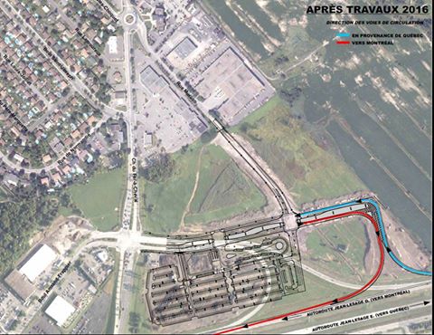 Ouverture le 24 octobre de la nouvelle bretelle d’accès à l’A-20 et du prolongement du boulevard Armand-Frappier à Sainte-Julie