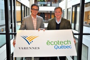 Varennes première ville membre d’Écotech Québec