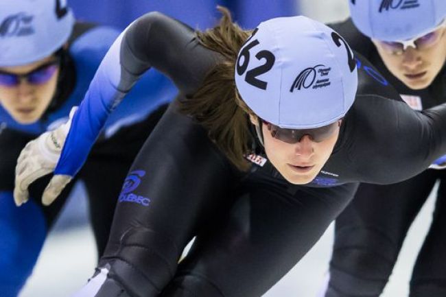 La Bouchervilloise Audrey Phaneuf remporte la médaille d’argent au 500 m féminin