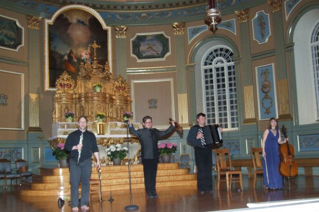 Quartetto Gelato offre un concert chaleureux à l’église Sainte-Famille