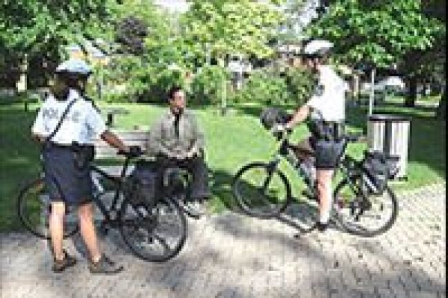 Retour de la patrouille à vélo et des cadets policiers à Boucherville cet été