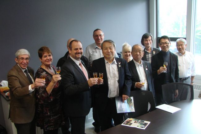 Une délégation japonaise en visite à Calixa-Lavallée et Verchères