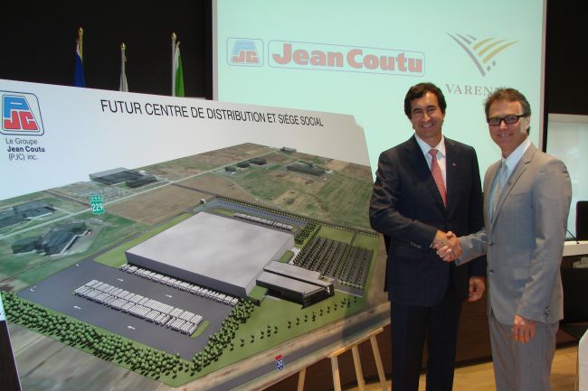 Le Groupe Jean Coutu s’implante à Varennes: un investissement de 190 millions qui amènera 1 000 emplois dans la région