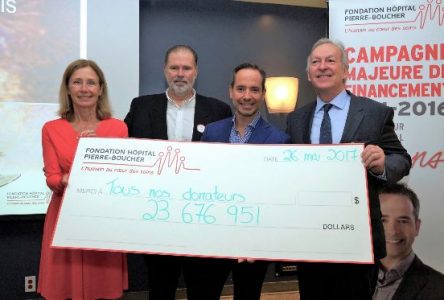 Objectif dépassé pour la campagne majeure de financement de la Fondation Hôpital Pierre-Boucher