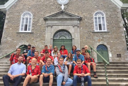 Des scouts belges en visite à Boucherville pour souligner le 350e anniversaire de la ville