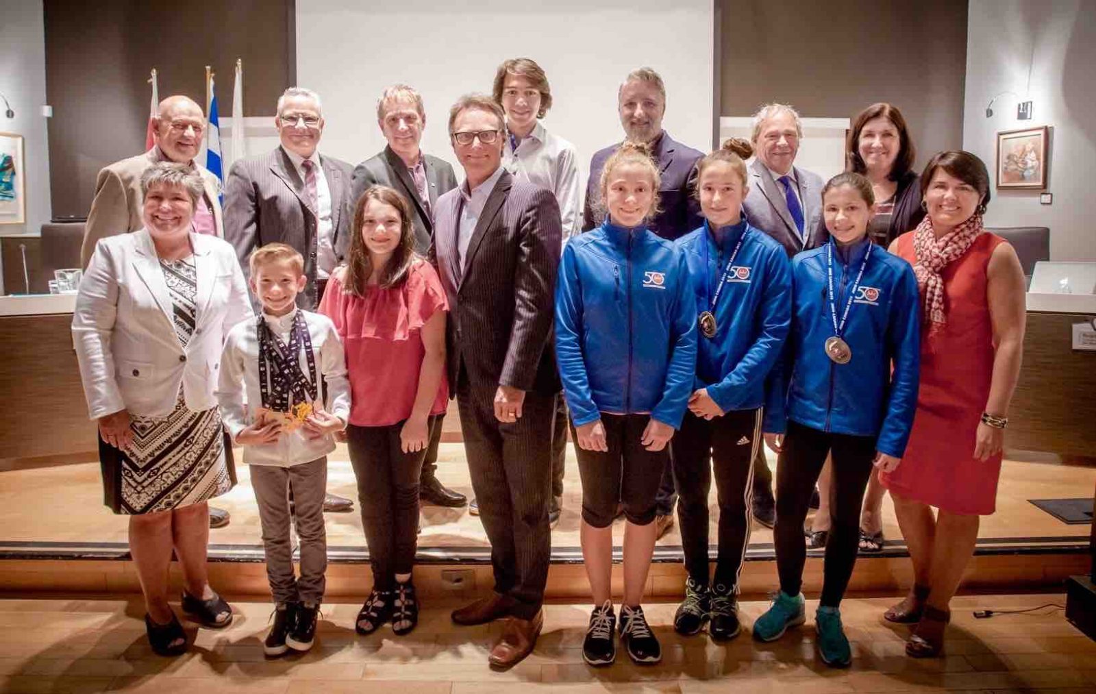 Jeunes sportifs varennois encouragés par le conseil municipal de Varennes