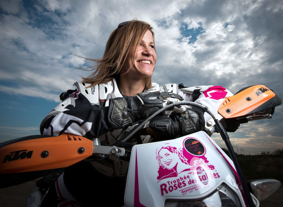 Une Verchèroise de 51 ans passionnée de la moto sportive