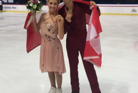 Les patineurs Marjorie Lajoie et Zachary Lagha décrochent l’or dans un Grand Prix Junior international