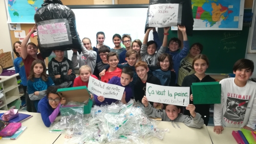 L’importance du recyclage à l’école Le Rucher de Sainte-Julie