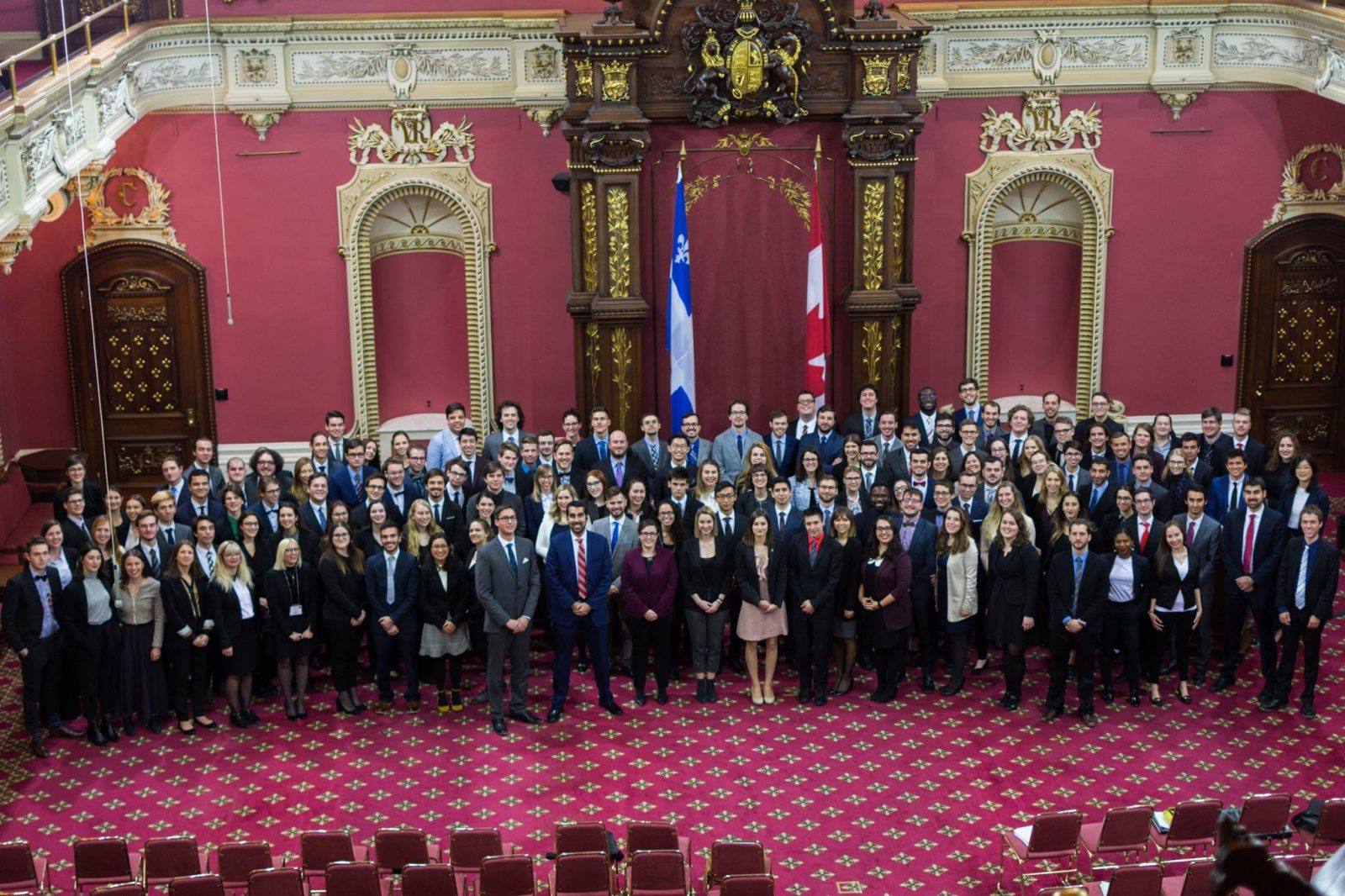 Six jeunes Bouchervillois participent au 32e Parlement étudiant du Québec