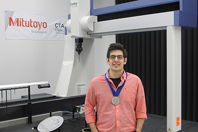 Un étudiant de l’ÉNA remporte une médaille d’argent aux Olympiades québécoises des métiers et des technologies