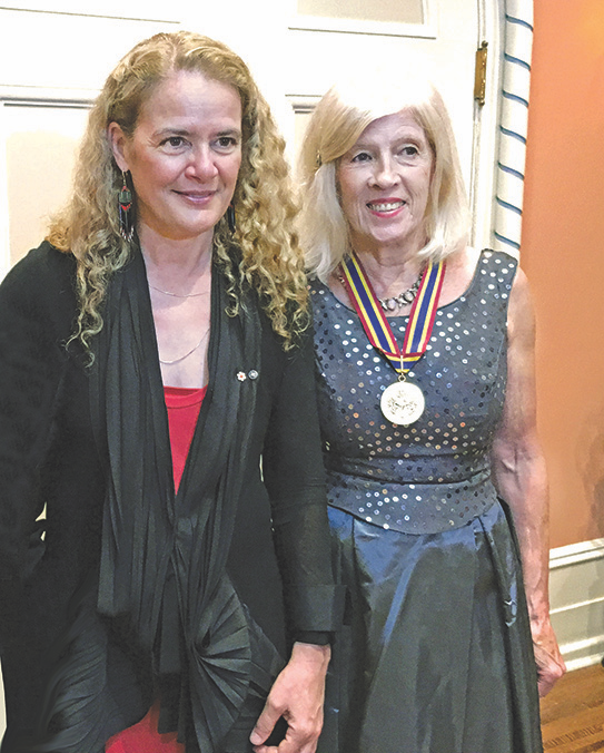 La Bouchervilloise Florence Junca-Adenot reçoit le Prix du Gouverneur général à Ottawa