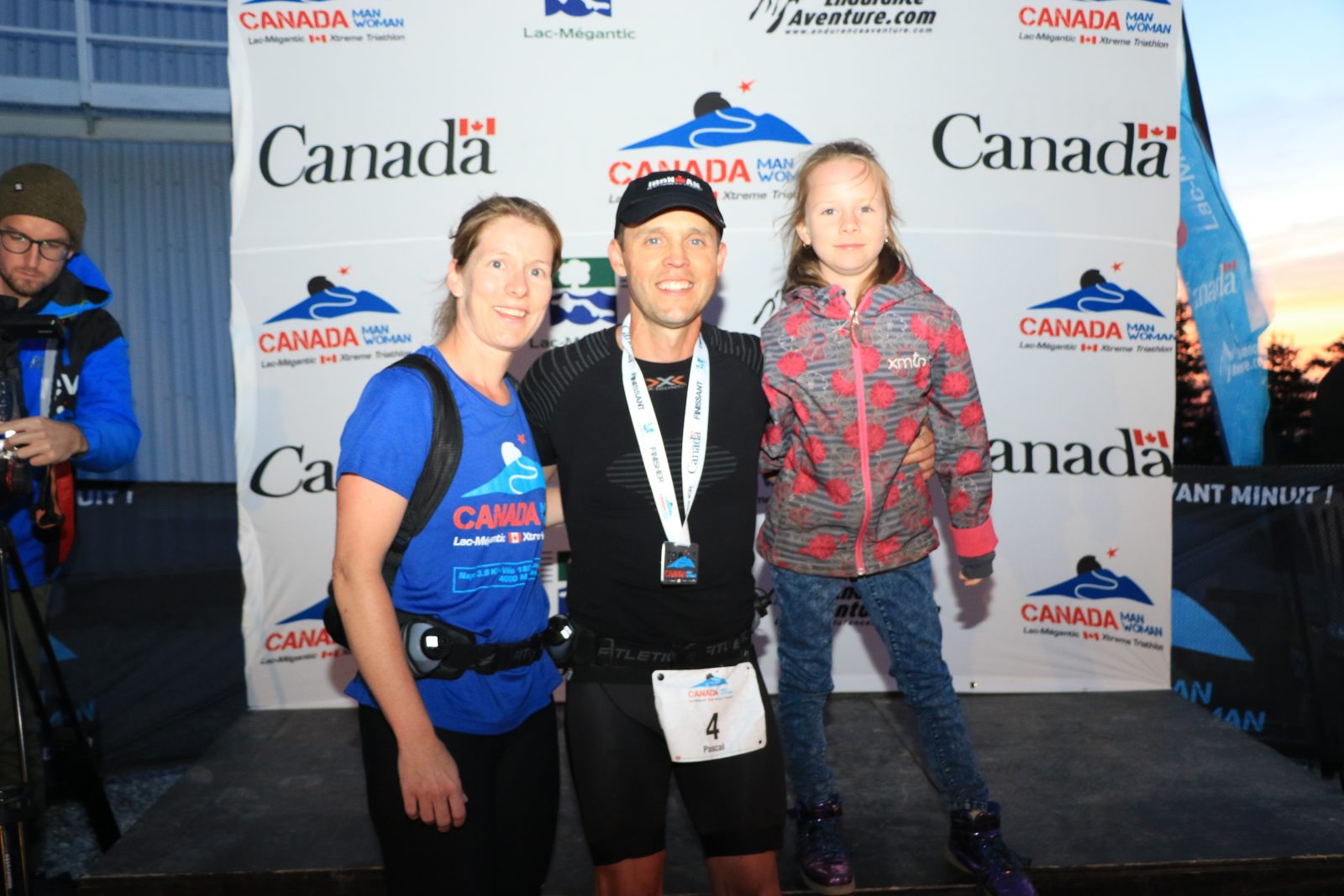 Pascal Morissette réussit un défi extrême; le Triathlon Canada man/woman