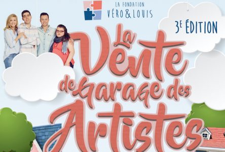 La Vente de garage des artistes au profit de la Fondation Véro & Louis ce samedi