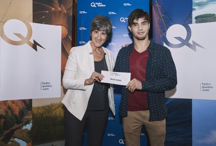 Le judoka bouchervillois Jacob Valois obtient une bourse Hydro-Québec