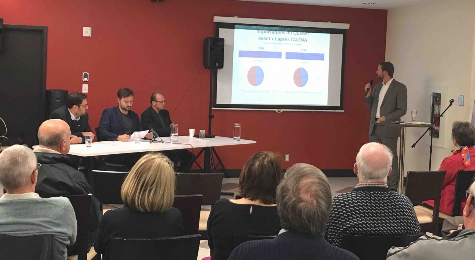 Panel d’information ALÉNA 2.0 tenu à Varennes le 25 octobre dernier