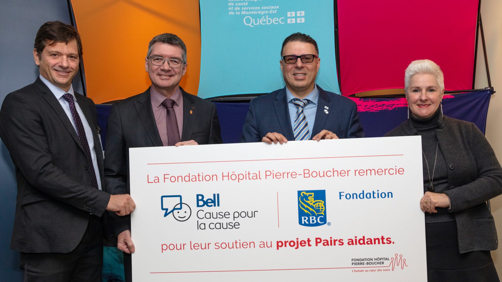 La Fondation Hôpital Pierre-Boucher reçoit une aide financière pour le projet Pairs aidants