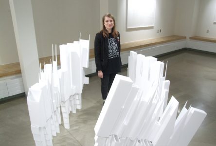 Une jeune artiste propose une installation à la galerie du Café centre d’art
