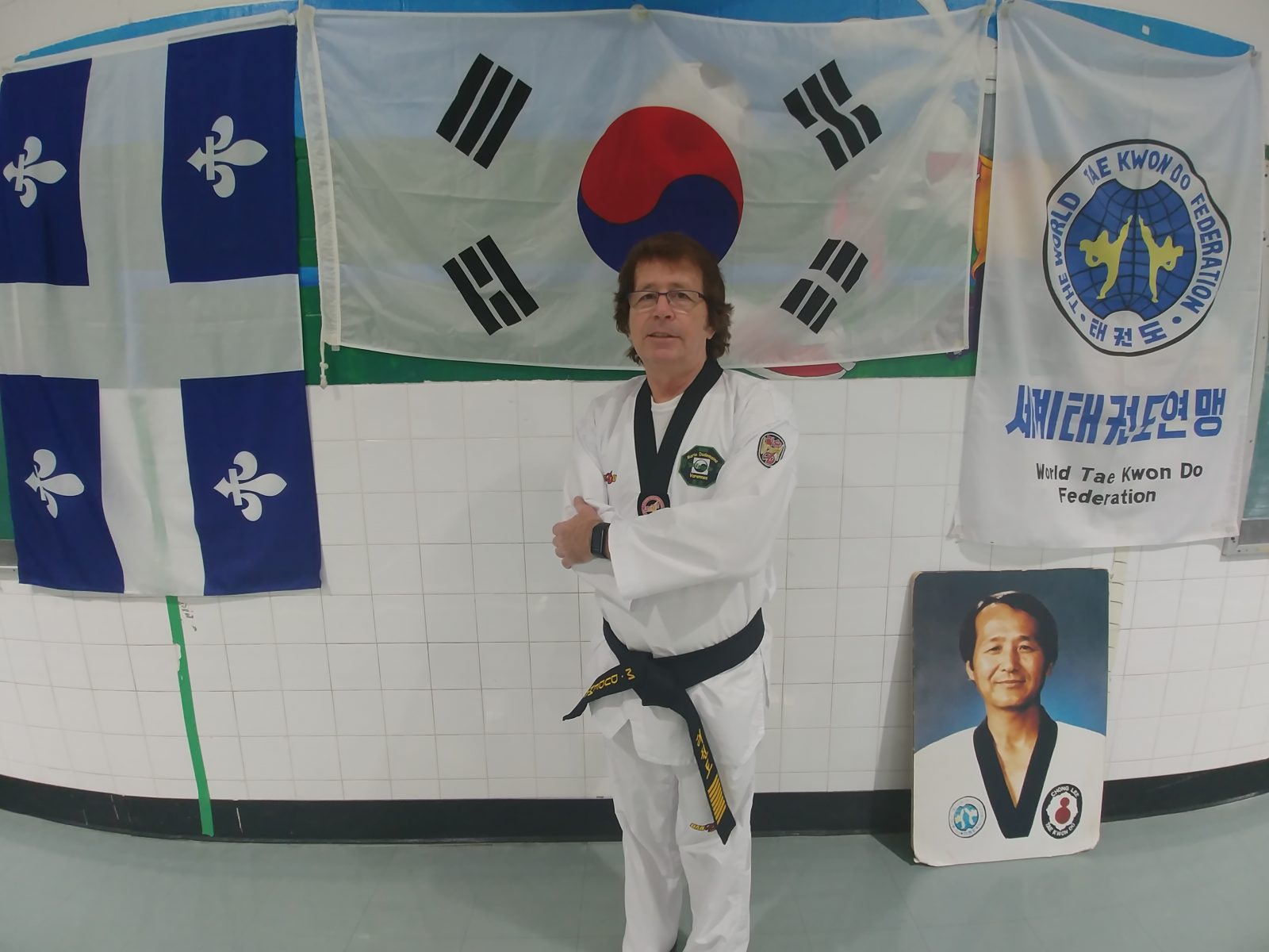 Mario Dudemaine promu ceinture noire  8e Dan en taekwondo