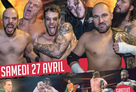 Super Gala de lutte à Verchères le 27 avril prochain