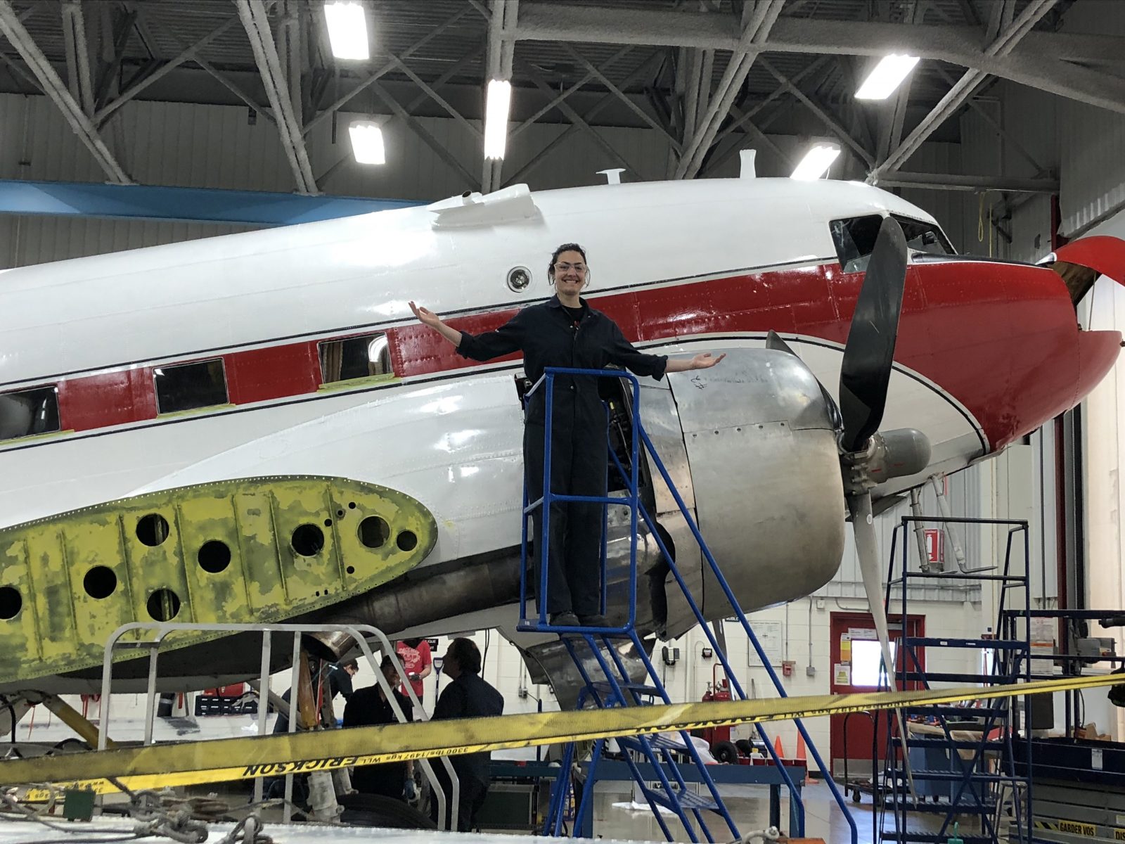 L’École nationale d’aérotechnique collabore à restaurer un avion de la Deuxième Guerre mondiale