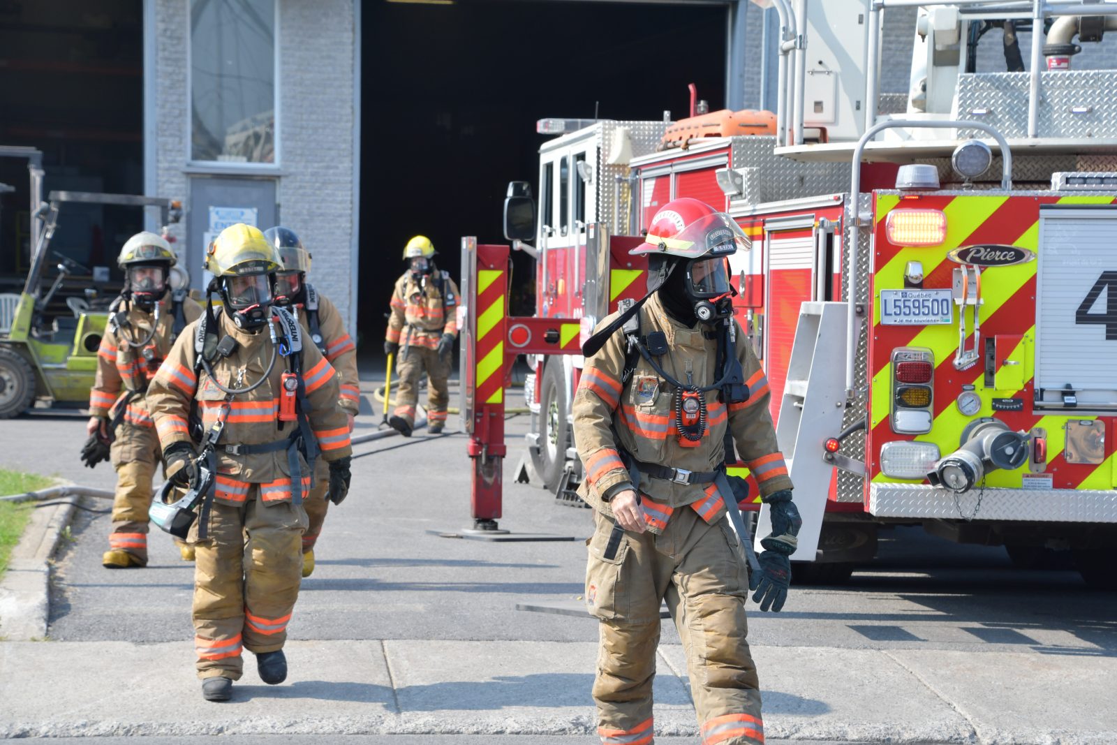 Les pompiers ont éteint 18 feux de bâtiment à Boucherville en 2018