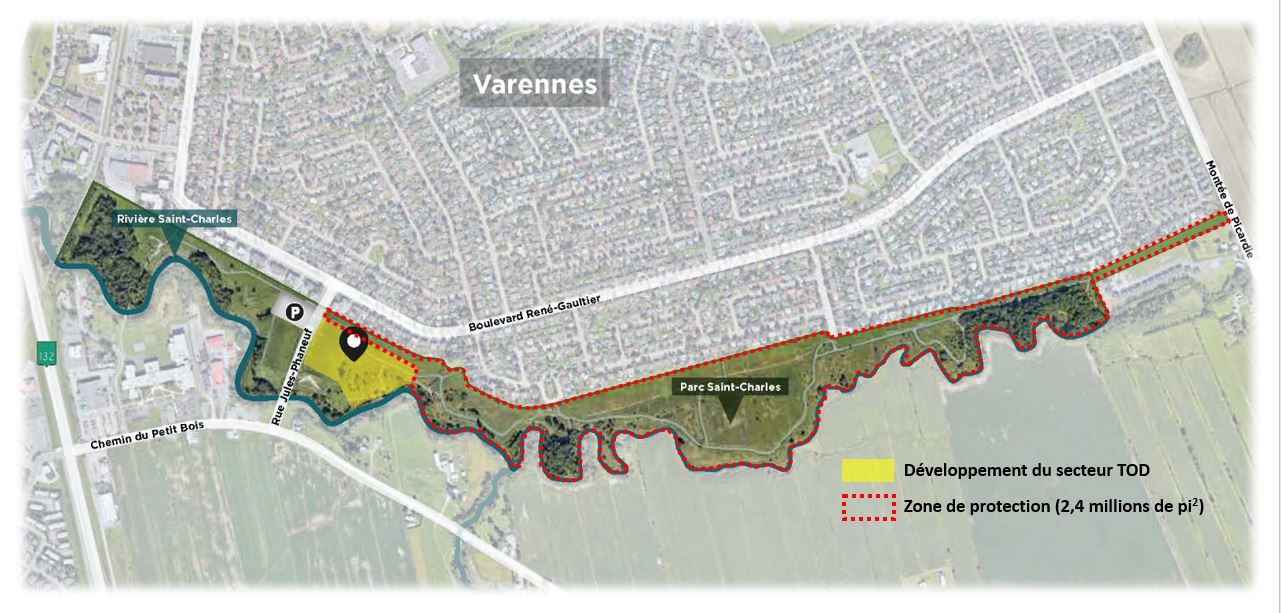Une grande superficie du parc Saint-Charles sera protégée à perpétuité