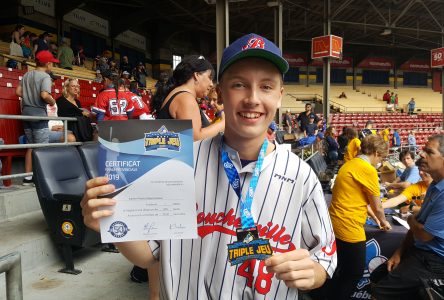 Une médaille d’or pour Xavier Potvin Désormeaux au Défi Triple jeu de Baseball Québec