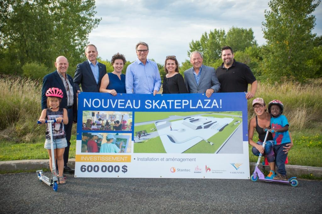 Début de la construction du nouveau « Skateplaza » à Varennes