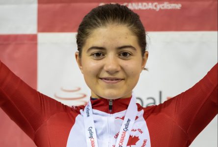 Iris Gabelier couronnée vice-championne québécoise de cyclisme sur piste