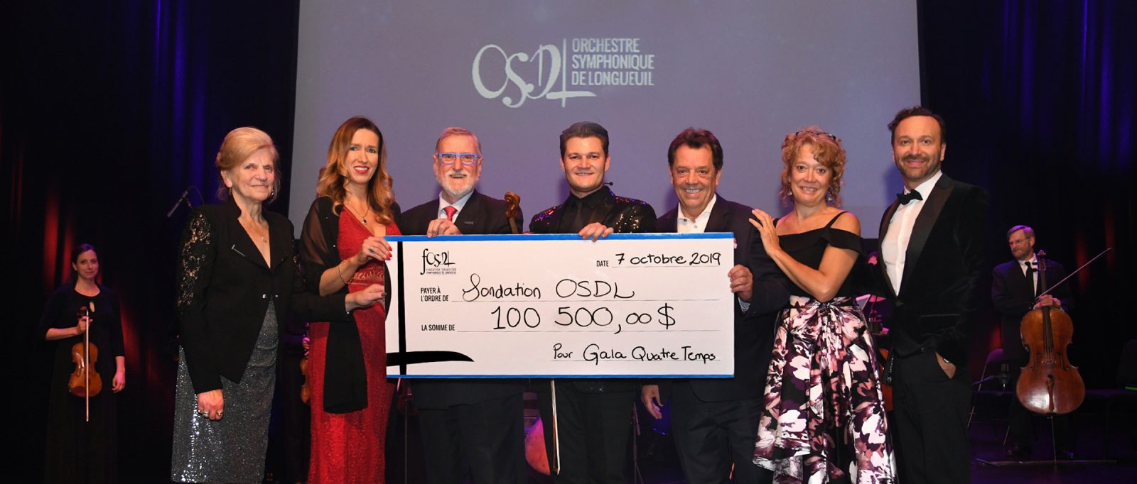 La Fondation Orchestre symphonique de Longueuil recueille 100 500 $ lors du premier gala-bénéfice du chef Alexandre Da Costa