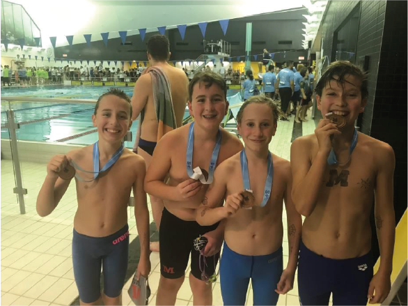 Les nageurs du Club Mustang récoltent 132 médailles