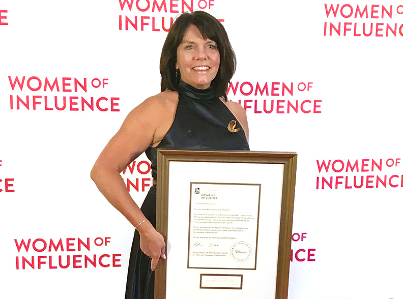 La Bouchervilloise Brigitte Jalbert honorée à la remise des Prix canadiens de l’entrepreneuriat féminin