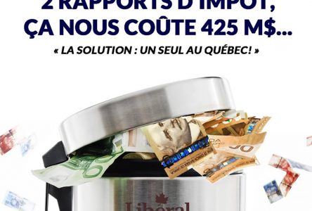 Le Bloc québécois dépose son projet de loi visant l’instauration d’un rapport d’impôt unique