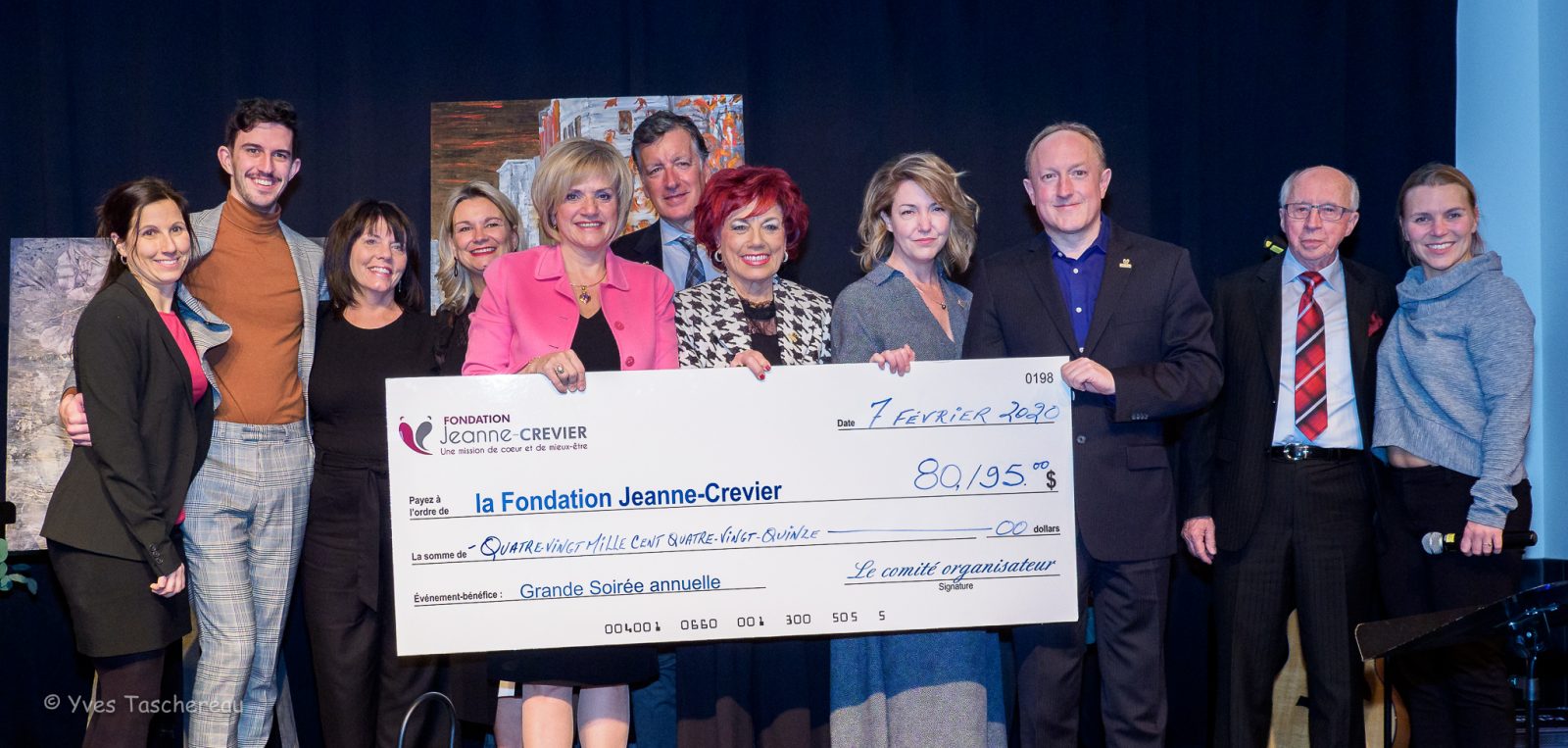 La Grande soirée de la Fondation Jeanne-Crevier rapporte 80 195 $