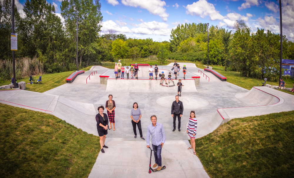 Inauguration du nouveau Skate Plaza à Varennes