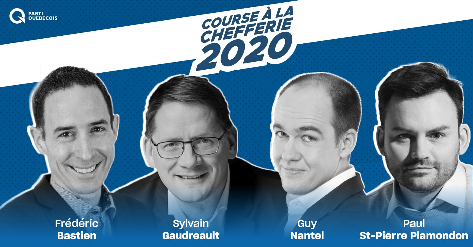 Les quatre candidats à la chefferie du Parti Québécois de passage à Varennes le 9 septembre prochain.