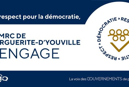 Appui sans équivoque de la MRC de Marguerite-D’Youville à une campagne nationale sur le respect de la démocratie