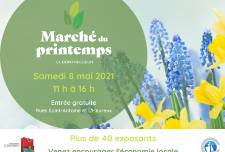Le marché du printemps animera le centre-ville en mai à Contrecoeur