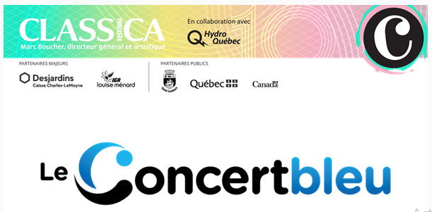 leconcertbleu.com : la plateforme numérique destinée  au milieu de la musique classique obtient l’appui du gouvernement du Québec