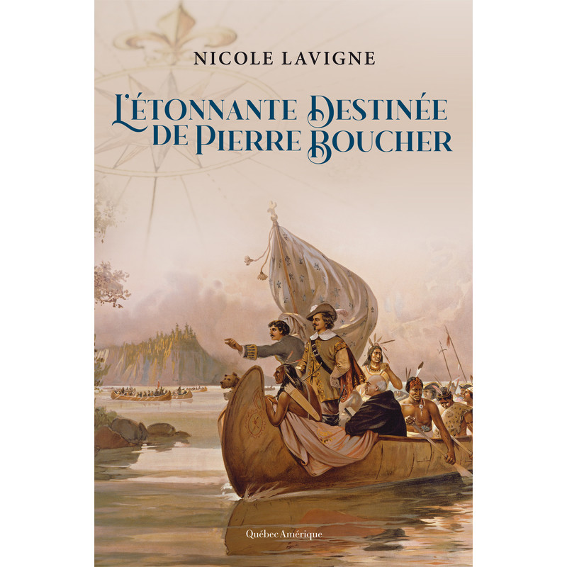Nicole Lavigne, auteure de L’étonnante destinée de Pierre Boucher, au sanctuaire Sainte-Marguerite-d’Youville