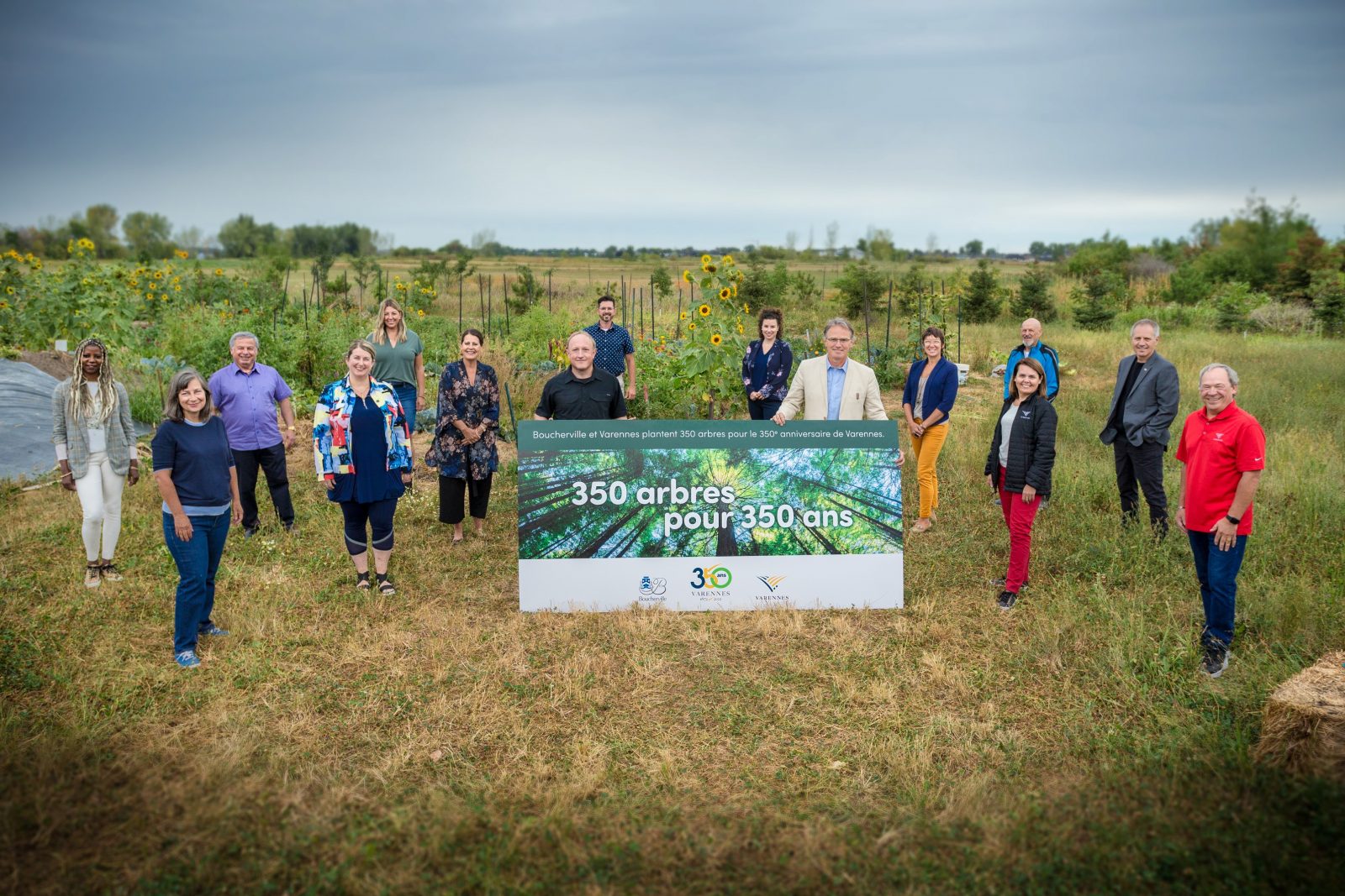 Boucherville et Varennes plantent 350 arbres pour souligner le 350e anniversaire de Varennes