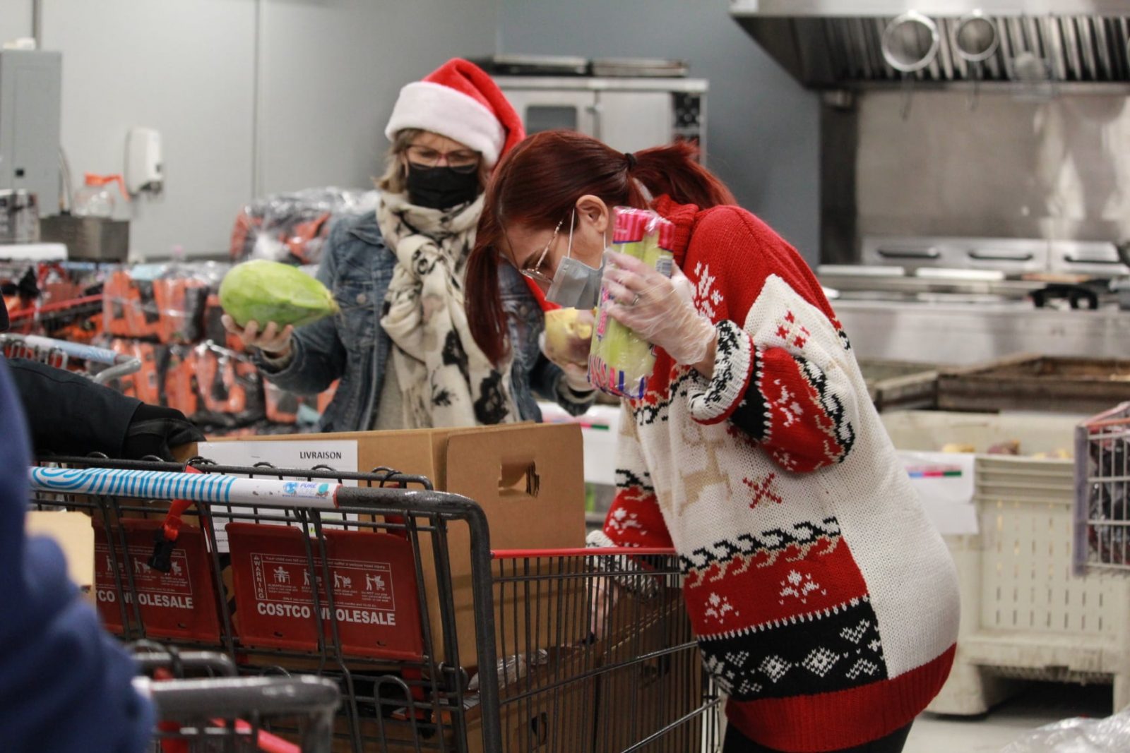200 familles ont reçu une aide précieuse pour Noël