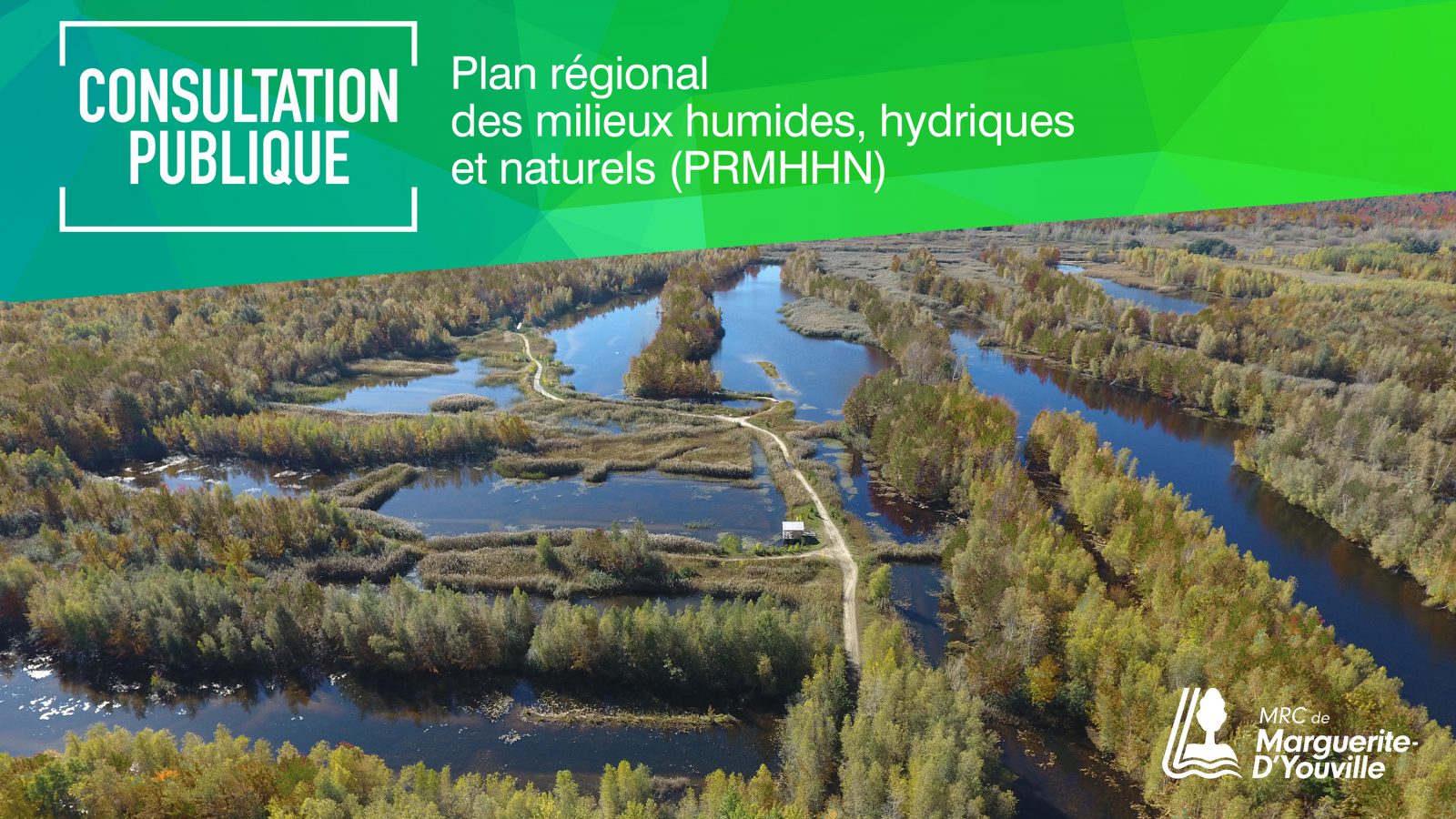 Protection des milieux humides, hydriques et naturels: la MRC consulte sa population