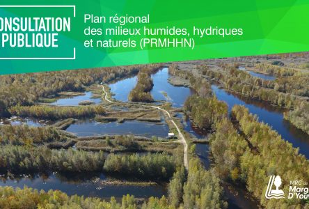 Protection des milieux humides, hydriques et naturels: la MRC consulte sa population
