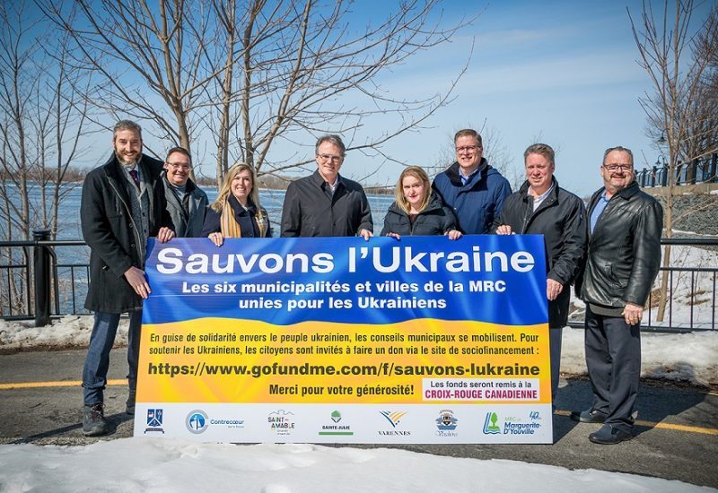 Plus de 56,000$ pour aider les réfugiés ukrainiens de la MRC Marguerite-d’Youville