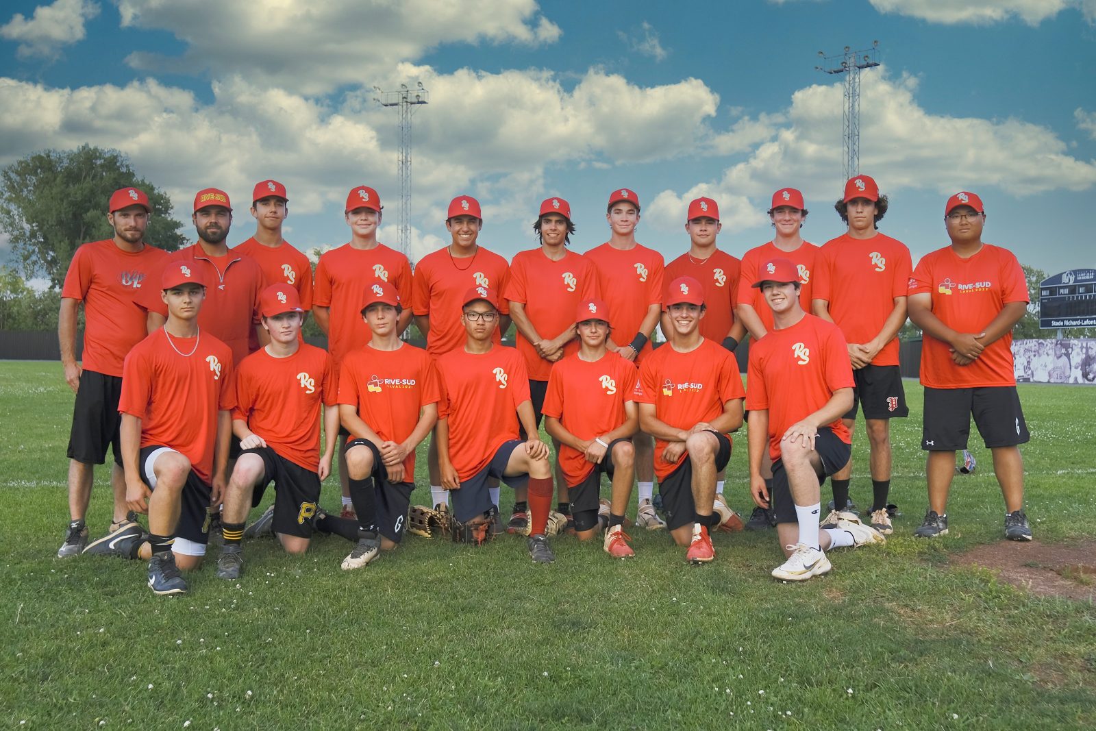 Six joueurs et deux entraineurs de la région dans l’équipe de baseball Rive-Sud