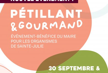 Pétillant et Gourmand: un nouvel événement-bénéfice du maire Mario Lemay pour aider les organismes de Sainte-Julie