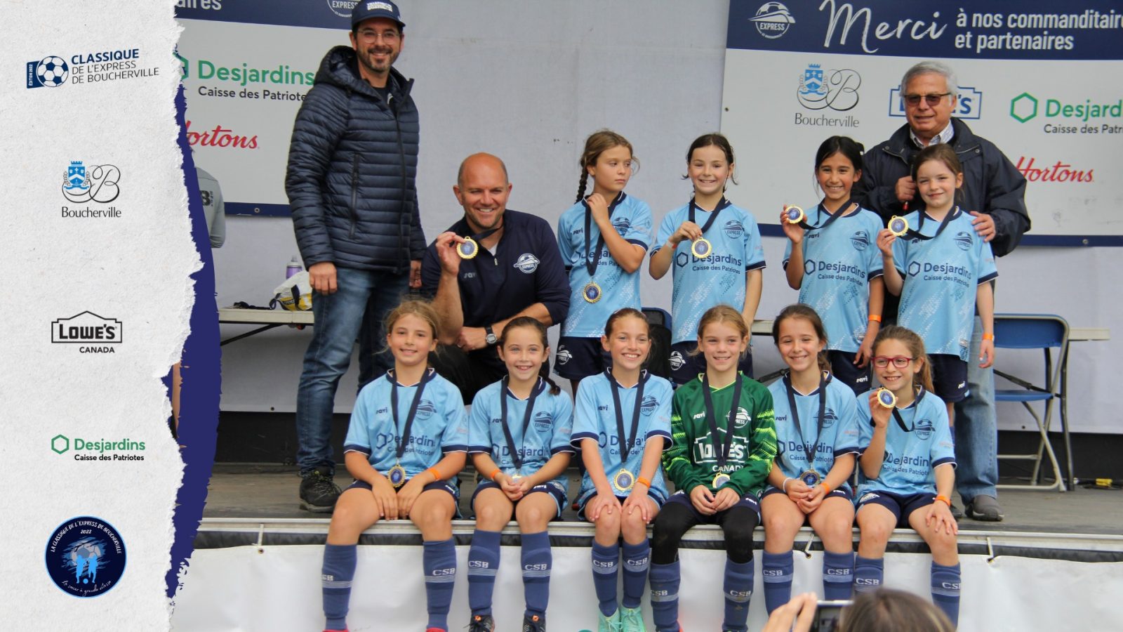 L’or pour les filles de Boucherville :118 équipes s’affrontent à la Classique de soccer